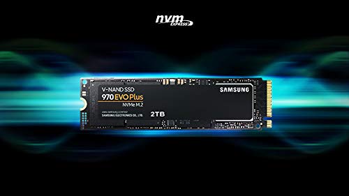 SAMSUNG 970 EVO Plus SSD 1TB NVMe M.2 Internal Solid State Hard Drive, V-NAND Technology, Storage and Memory Expansion for Gaming, Graphics w/Heat Control, Max Speed, MZ-V7S1T0B/AM