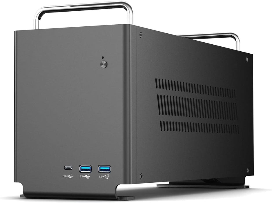 Thunderbolt 3 eGPU Enclosure with 600W PSU,Aluminum External GPU Enclosure Compatible with Windows & MacOS Thunderbolt 3 Laptops, NVIDIA /AMD PCIe Support, 3X USB 3.1 10Gbs, 1x NVMe Slot,Black