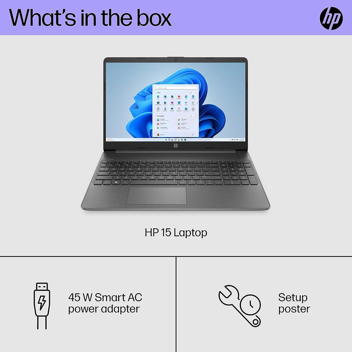 HP Newest 15.6" FHD Laptop Computer, 6-Core Intel Core i3-1215U, 16GB RAM, 1TB NVMe SSD, Numeric Keyboard, Media Card Reader, HDMI, USB-C, Webcam, WiFi 6, Fast Charge, Win 11, W/CUE Accessories