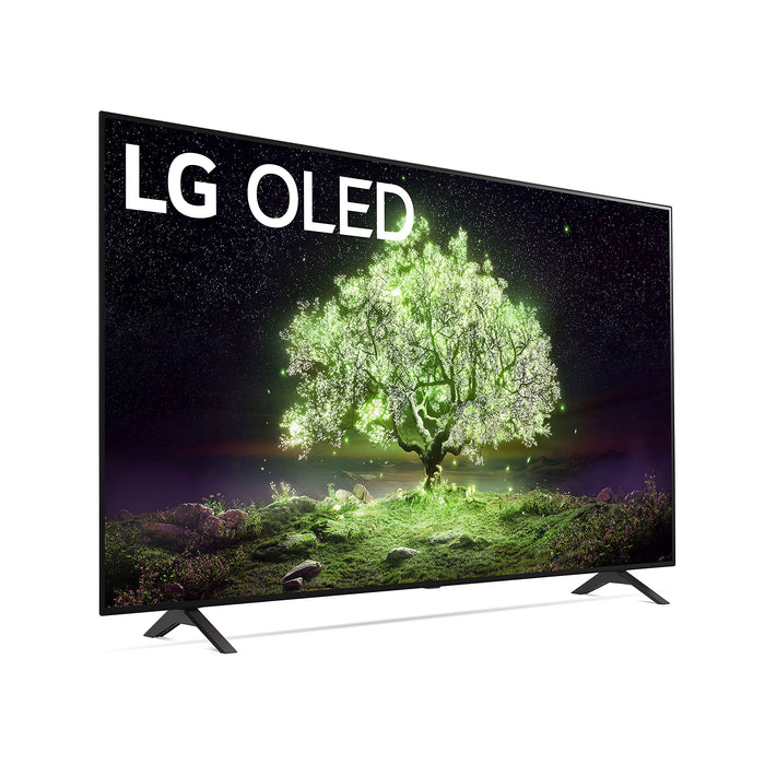 LG OLED A1 Series 48” Alexa Built-in 4k Smart TV (3840 x 2160), 60Hz Refresh Rate, AI-Powered 4K, Dolby Cinema, WiSA Ready, Gaming Mode (OLED48A1PUA, 2021)