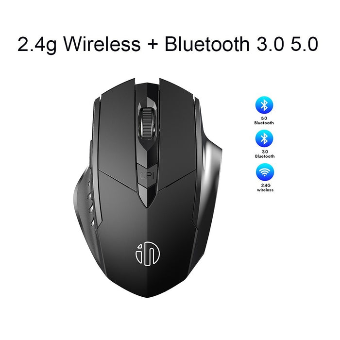 2022 Wireless 2.4 GHz Ergonomic Mice Mouse 1600 DPI USB Receiver Optical Bluetooth-Compatible 3.0 5.0 Computer Gaming Mute Mouse