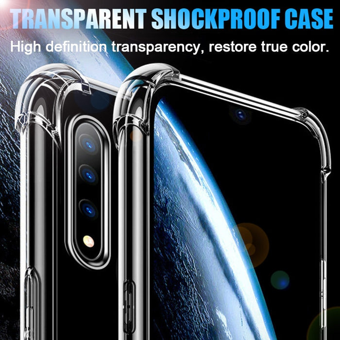 Clear Shockproof Case For Samsung Galaxy A52 A32 A72 A12 A02 A21S A51 A71 A41 A31 A70 A50 S9 S10 S20 FE S21 S22 Plus Ultra Cover