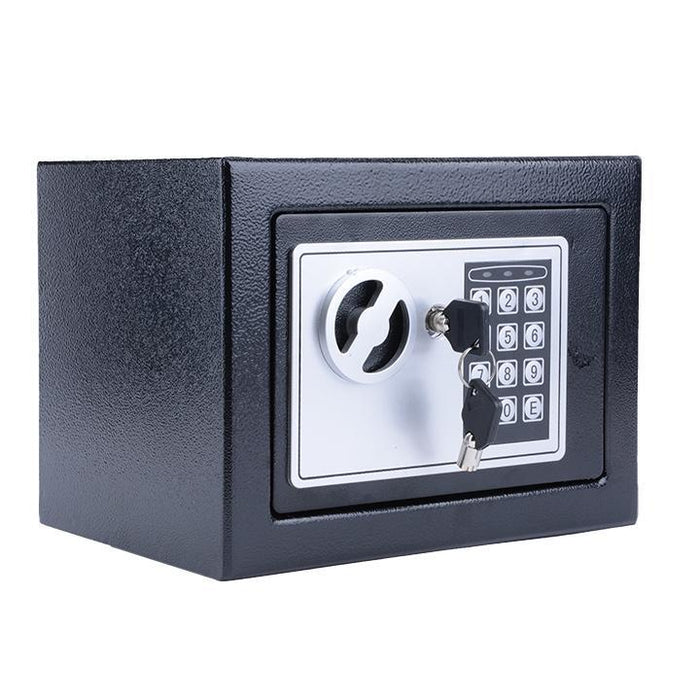 Digital Electronic Fireproof Wall-Anchoring Safe Deposit Box Strongbox for Money Jewelry Cash Batteries Home Office Storages