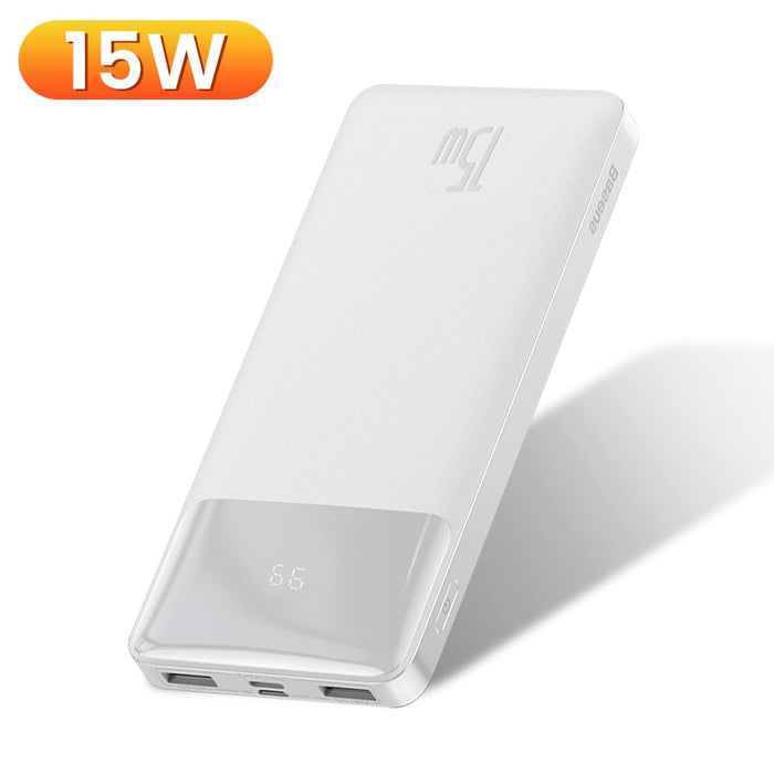 Baseus Power Bank 20000mAh Portable Charger Powerbank 10000mAh External Battery PD 20W Fast Charging For iPhone Xiaomi PowerBank