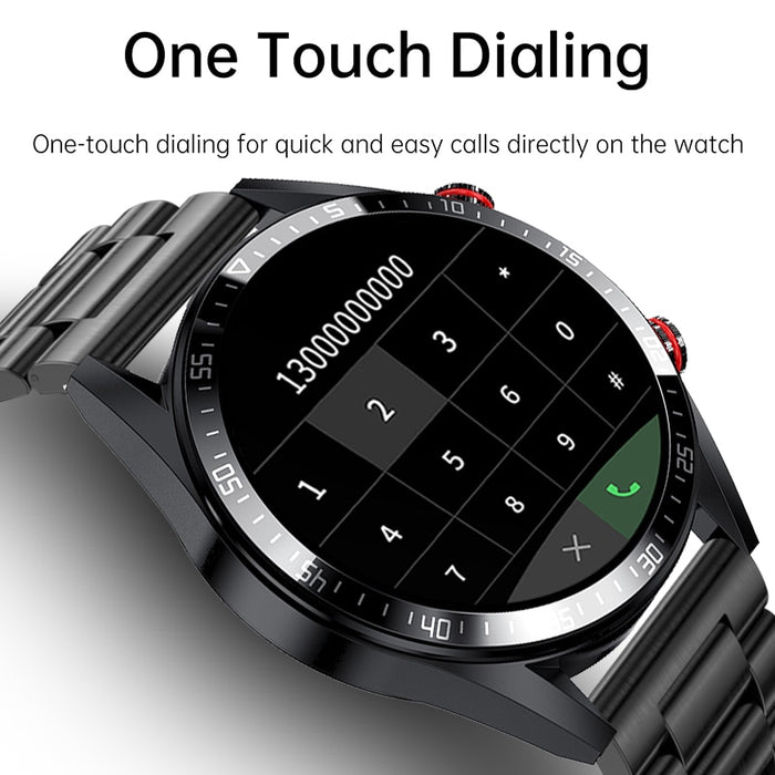 LIGE 2022 New 454*454 Screen Smart Watch Men Always Display The Time Bluetooth Call Local Music Men Smartwatch For Huawei Xiaomi