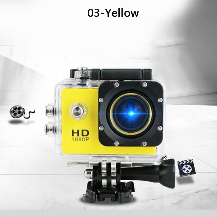 HD 1080P Sports Action Waterproof Diving Recording Camera Full HD Cam Extreme Exercise Video Recorder Camcorder Digital Camera