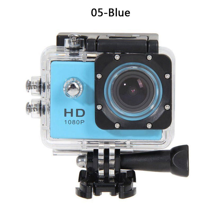 HD 1080P Sports Action Waterproof Diving Recording Camera Full HD Cam Extreme Exercise Video Recorder Camcorder Digital Camera