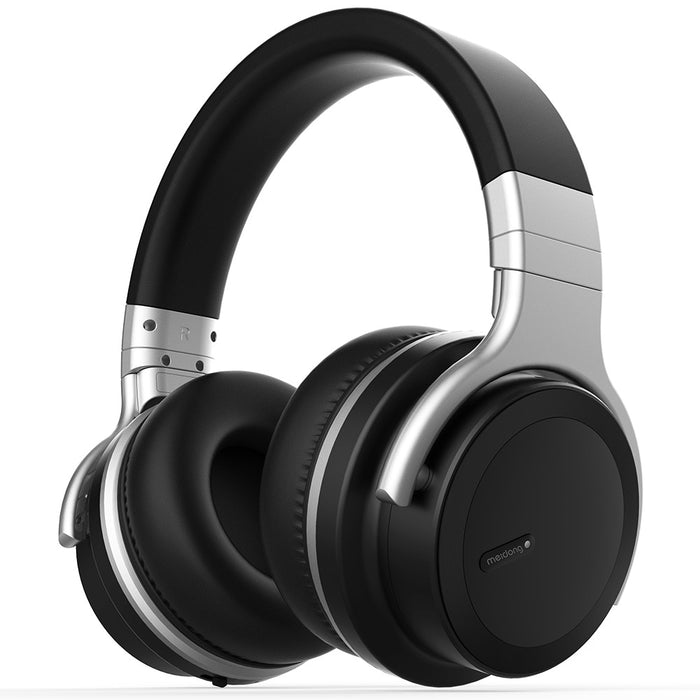 MEIDONG E7PRO Active Noise Cancelling Bluetooth Headphone Wireless Bluetooth Headset with Super HiFi Deep Bass 30 hours Playtime